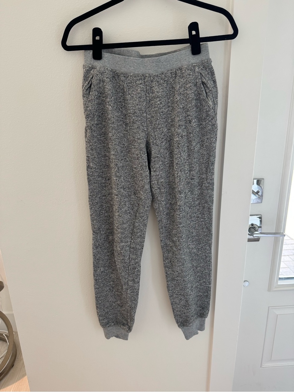 ATM Cozy Gray Knit Jogger Pants
